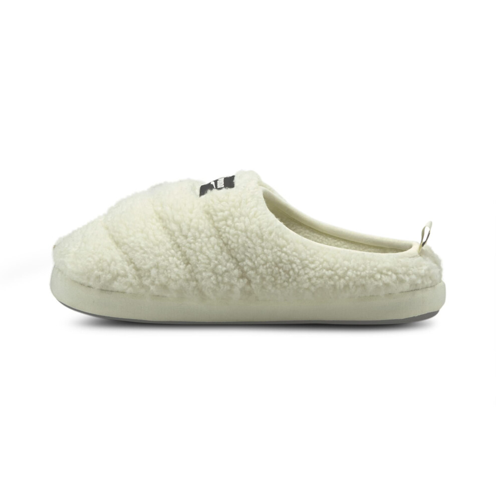 PUMA Select Men's Puma Scuff Sherpa Slippers  Whisper White/Puma Black