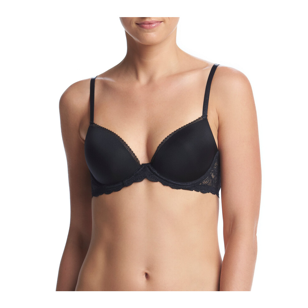 Calvin Klein Women's Seductive Comfort with Lace Lift Demi Bra  Black