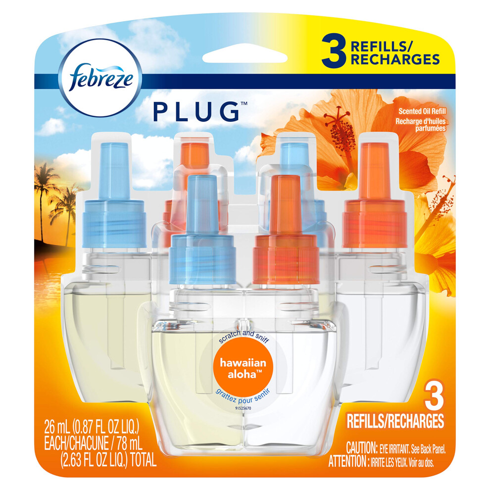 Febreze Plug Air Freshener Oil Refill  Hawaiian