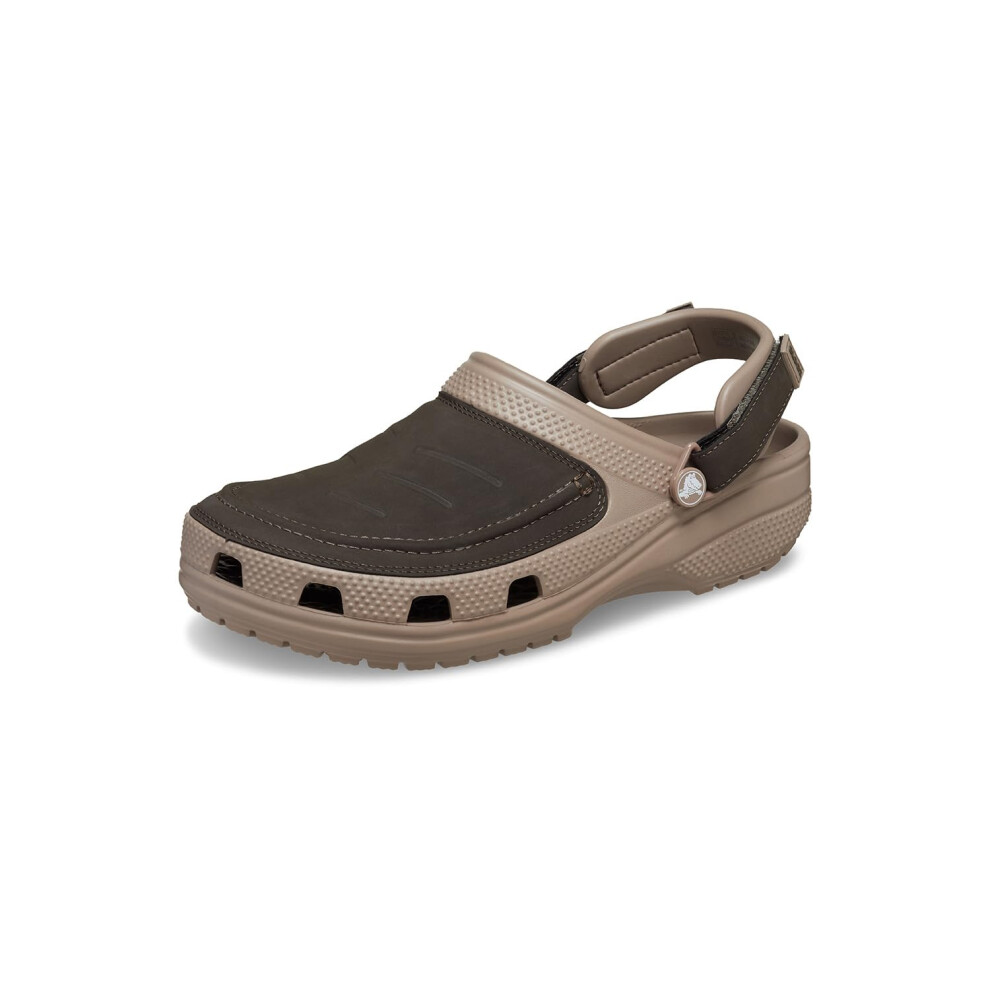 Crocs Men's Yukon Vista II LiteRide Clogs  Mushroom/Chocolate  11