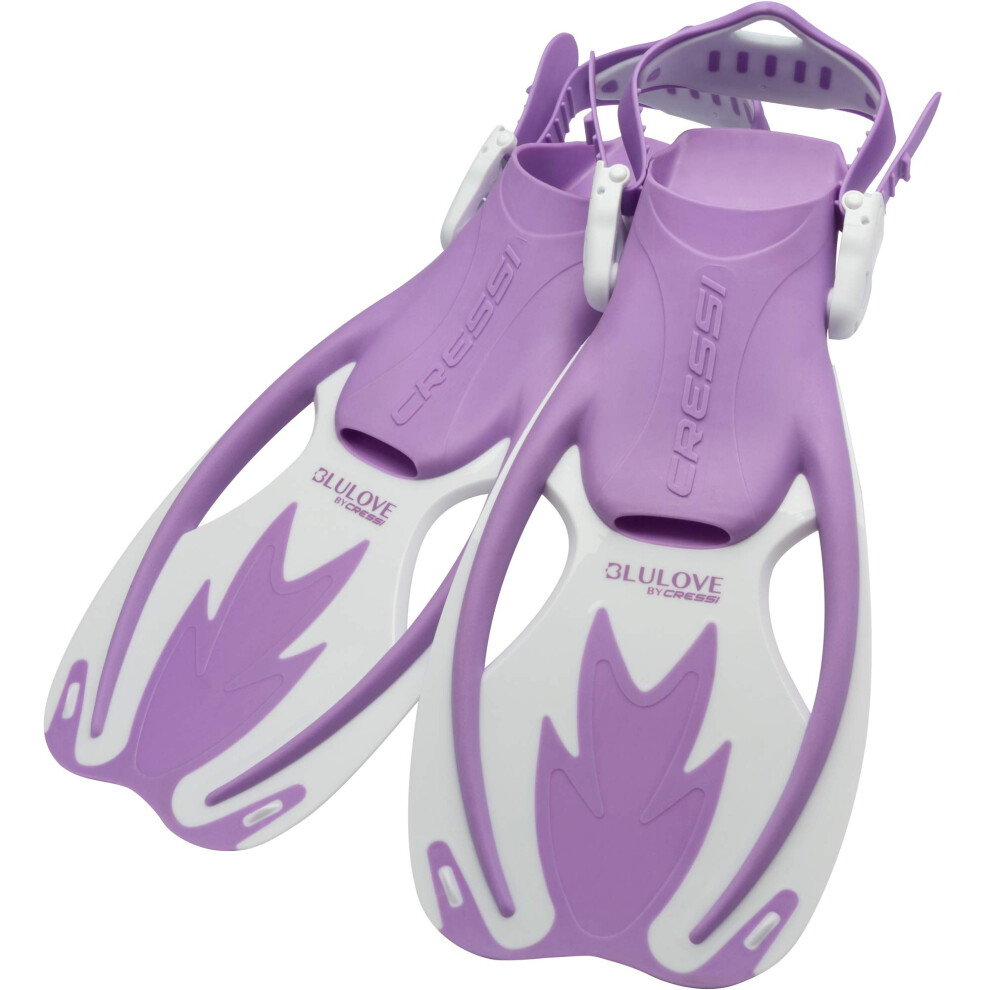 Cressi Rocks fins  Lilac/White  S/M [Duplicate]