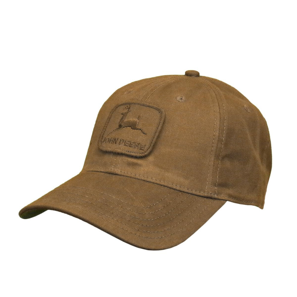 John Deere Workwear Waxed Canvas Hat W/Patch  Brown