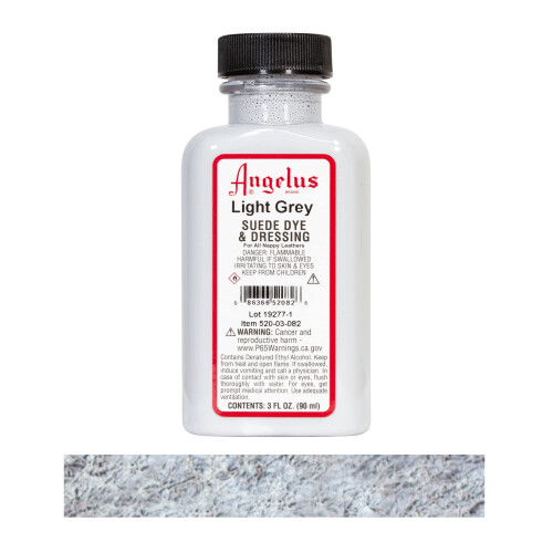 Angelus Suede Dye  3 oz  Light Grey 1