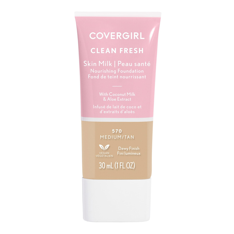 COVERGIRL Clean Fresh Skin Milk Foundation Medium/Tan 1 Count