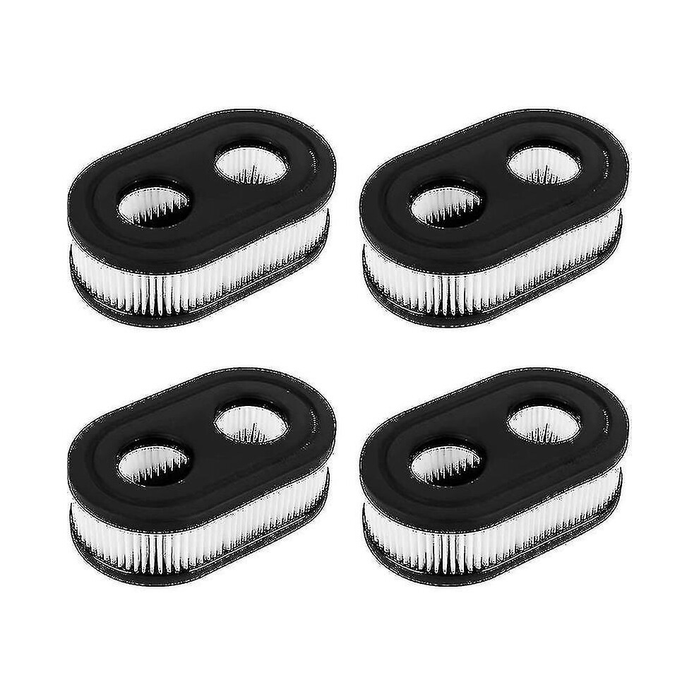 Filtre à Air Pour Tondeuse à Gazon, 4 Pcs Garden Mower Air Filters Suitable For Lawn Mower Engine, Air Filter For Engines Can Replace Old Law-image