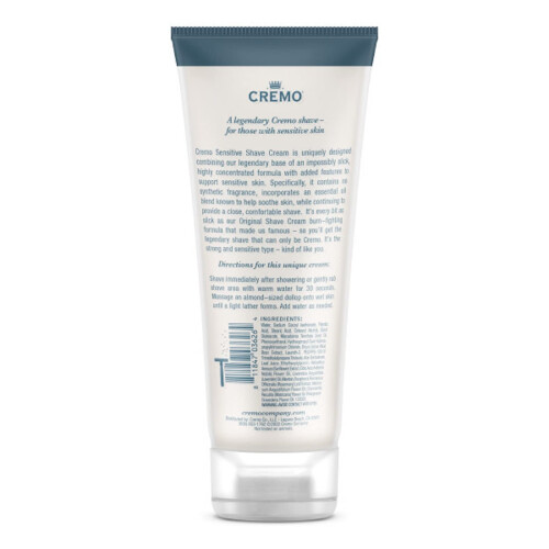 Cremo, Crème de Rasage, Peau Sensible, 6 fl oz (177 ml) 1