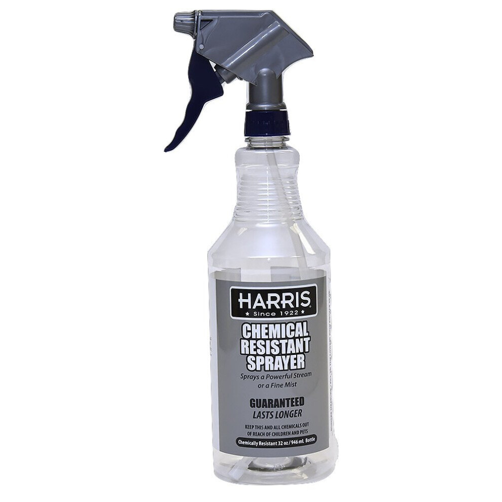 HARRIS Chemically Resistant Professional Spray Bottle  32oz (1-Pack)