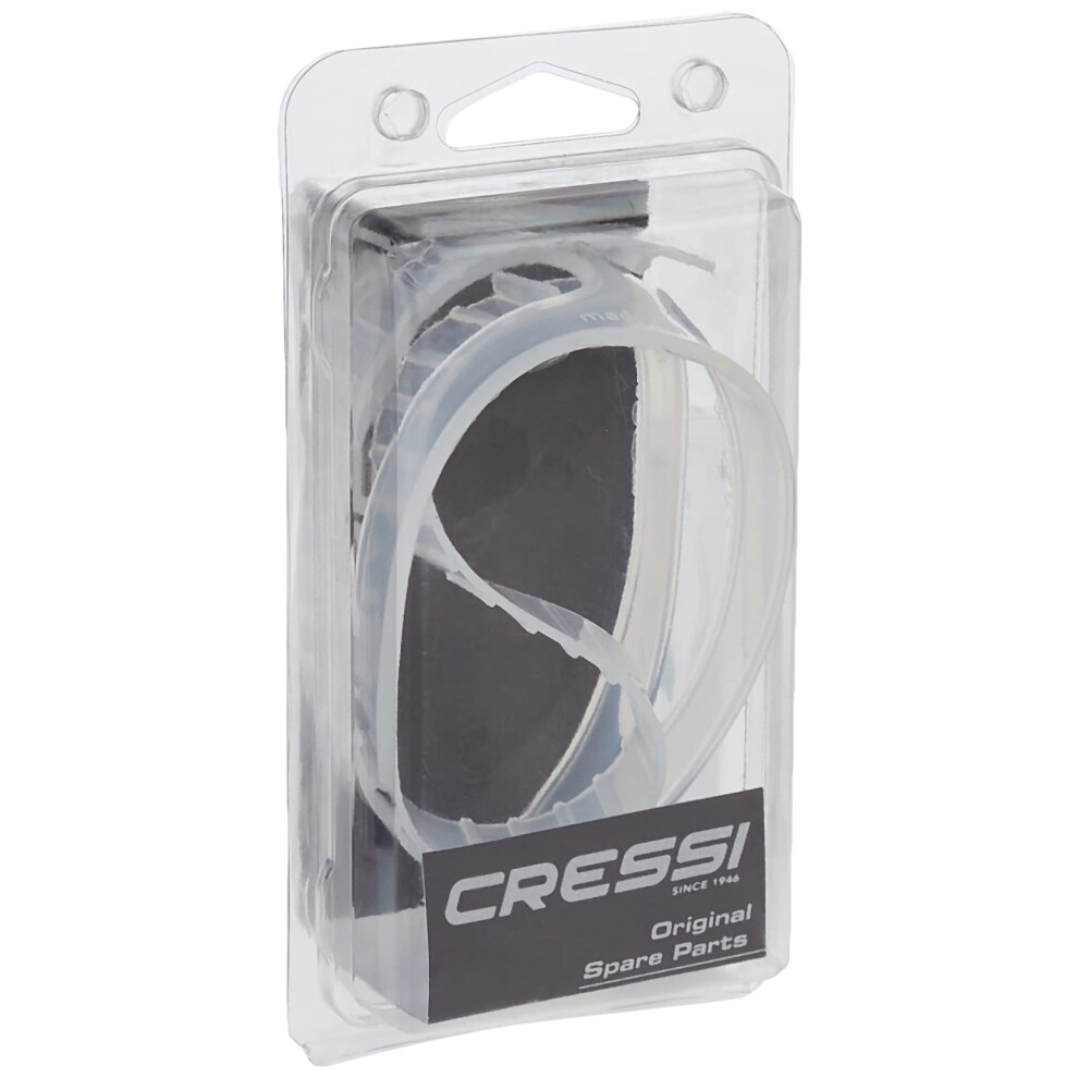 Cressi Big Eyes  Focus Silicone Strap (Clear)