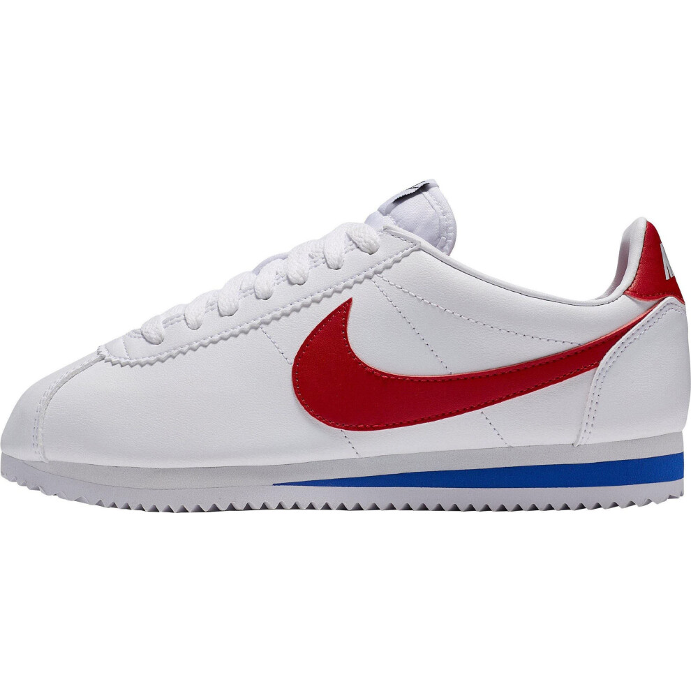 Nike Women's Classic Cortez Leather White/Varsity Red/Varsity Royal 6.