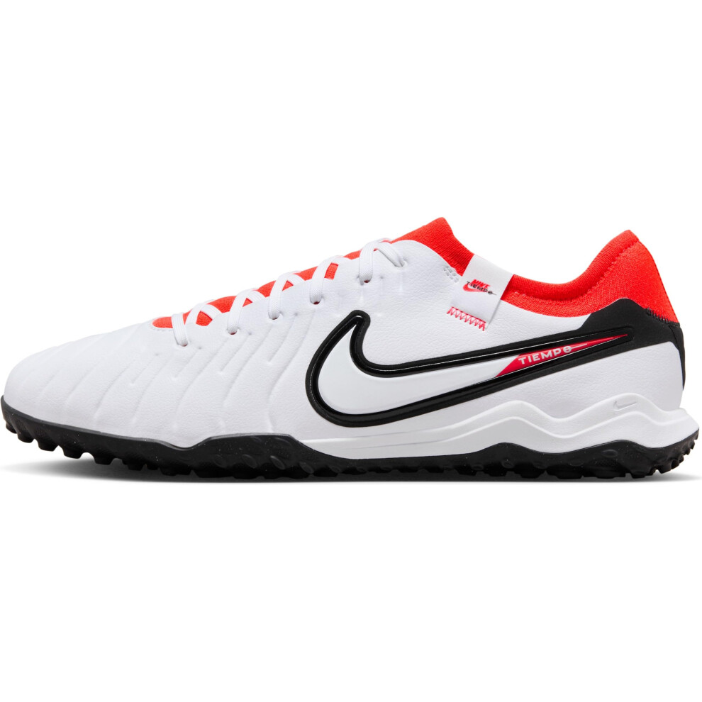 NIKE Men's Soccer Low  White Black Bright Crimson  10.5