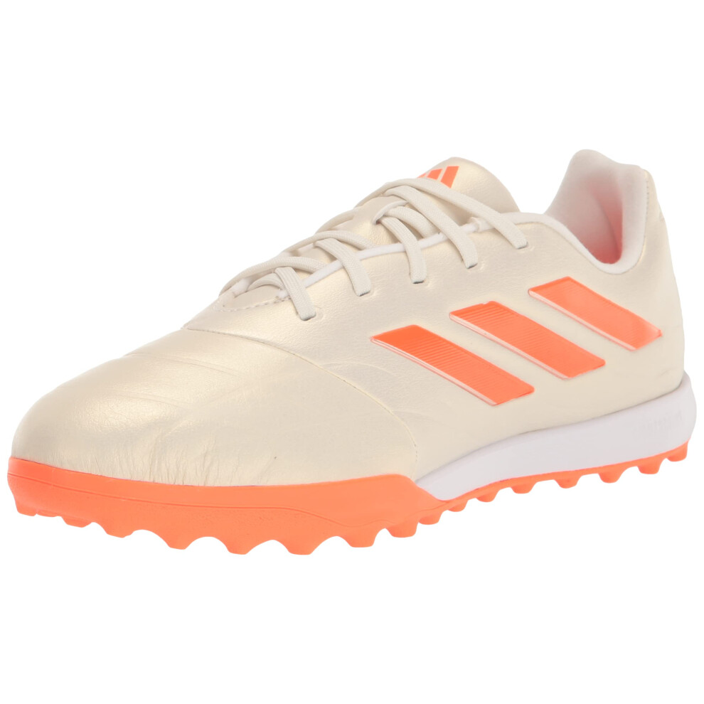 adidas Unisex Copa Pure.3 Turf Soccer Shoe  Off White/Team Solar Orang