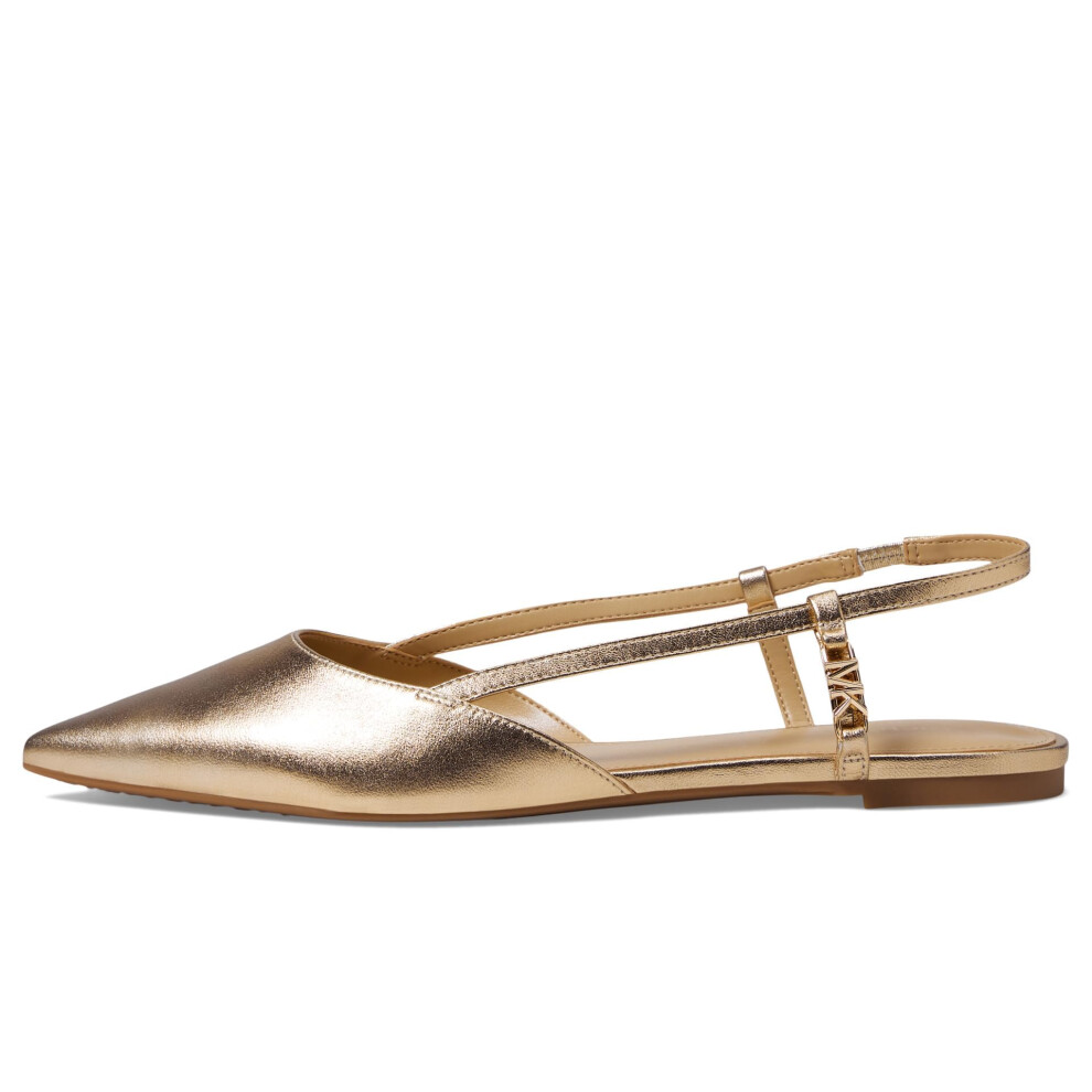 Michael Kors Veronica Flex Flat Pale Gold 6 M