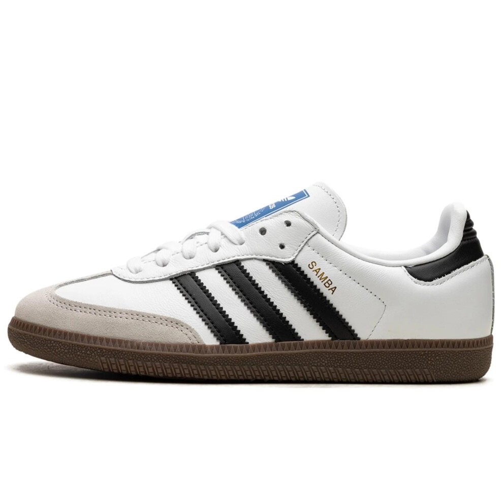 adidas Samba OG Shoes Womens IG9030 (White/Black/Granite)  Size 8.5