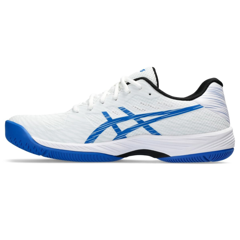 ASICS Men's Gel-Game 9 Tennis Shoe  9.5  White/Tuna Blue