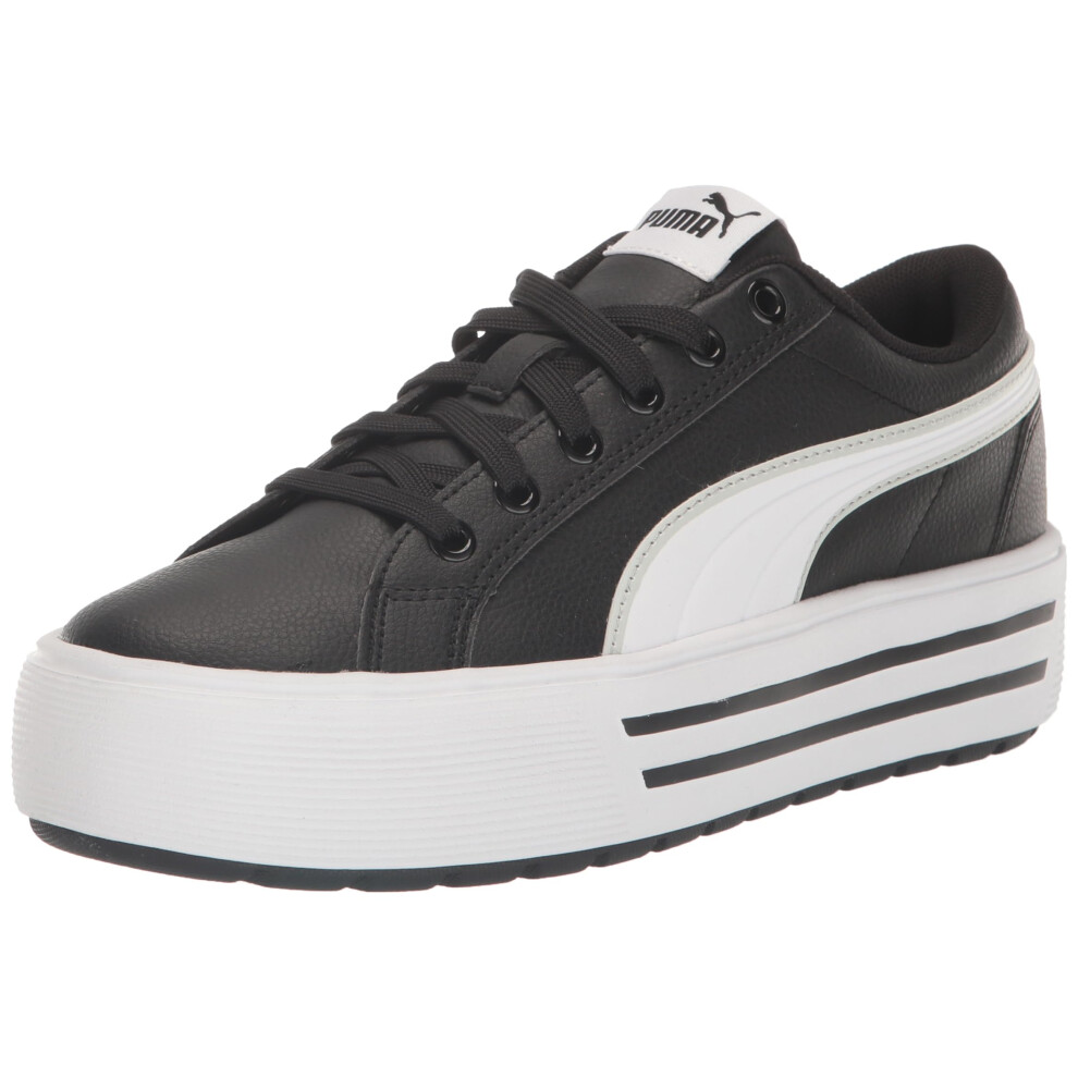 PUMA Women's KAIA 2.0 Sneaker  PUMA Black-PUMA White-Ash Gray  9.5