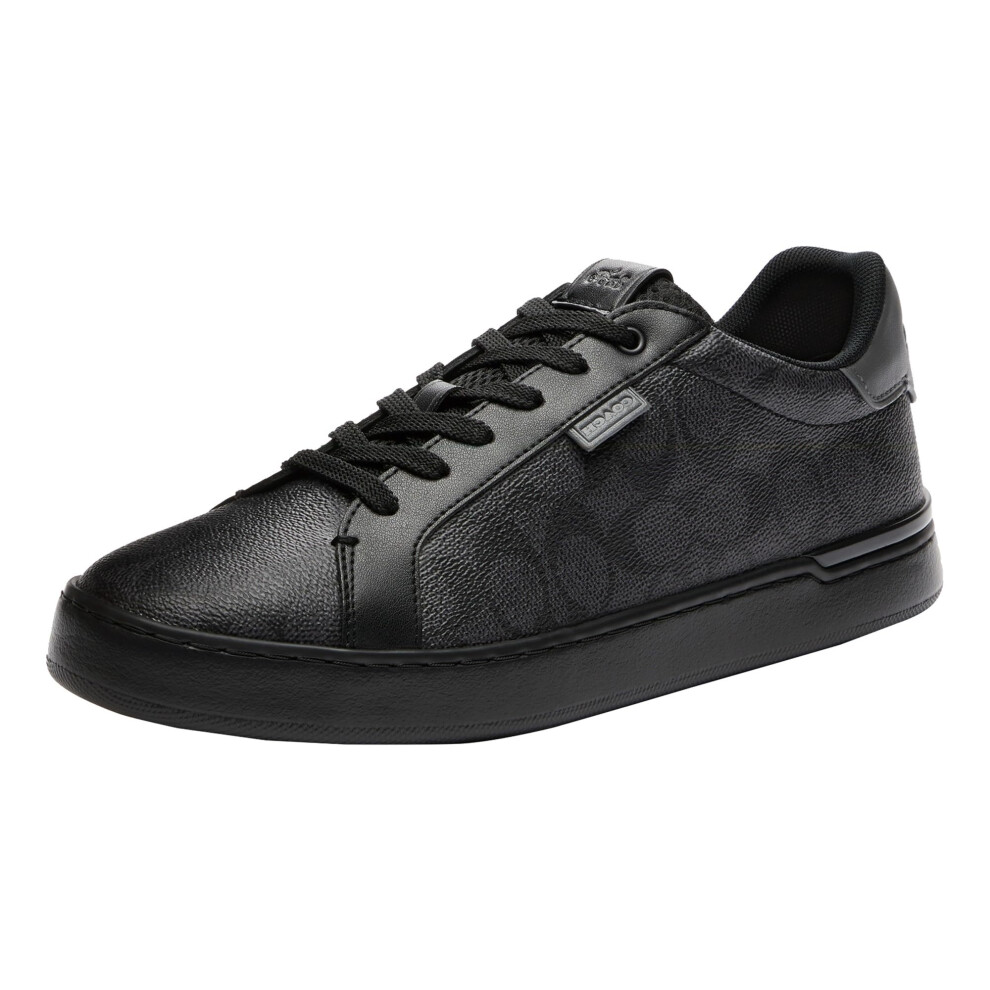 Coach Men's Lowline Signature Low Top Sneaker  Charcoal/Grey  9