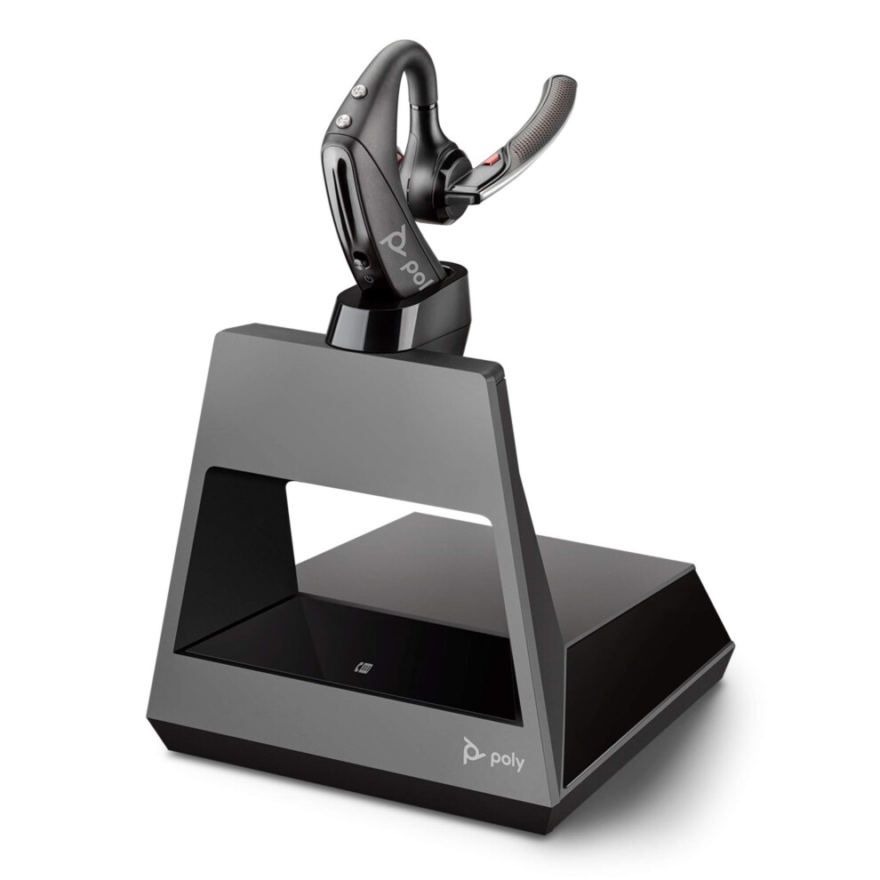 Plantronics - Voyager 5200 Office with One-Way Base (Poly) - Bluetooth