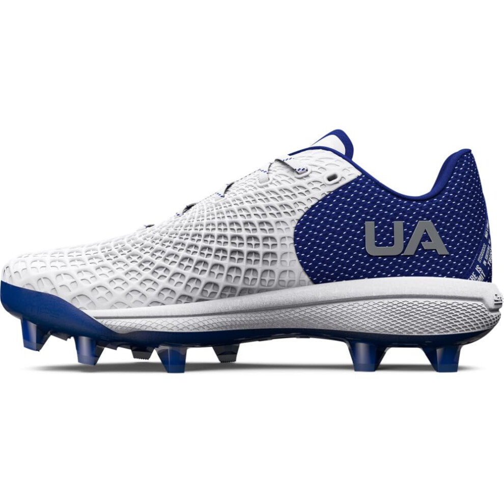 Under Armour Women's Glyde 2.0 MT TPU  (104) White/Royal/Metallic Silv