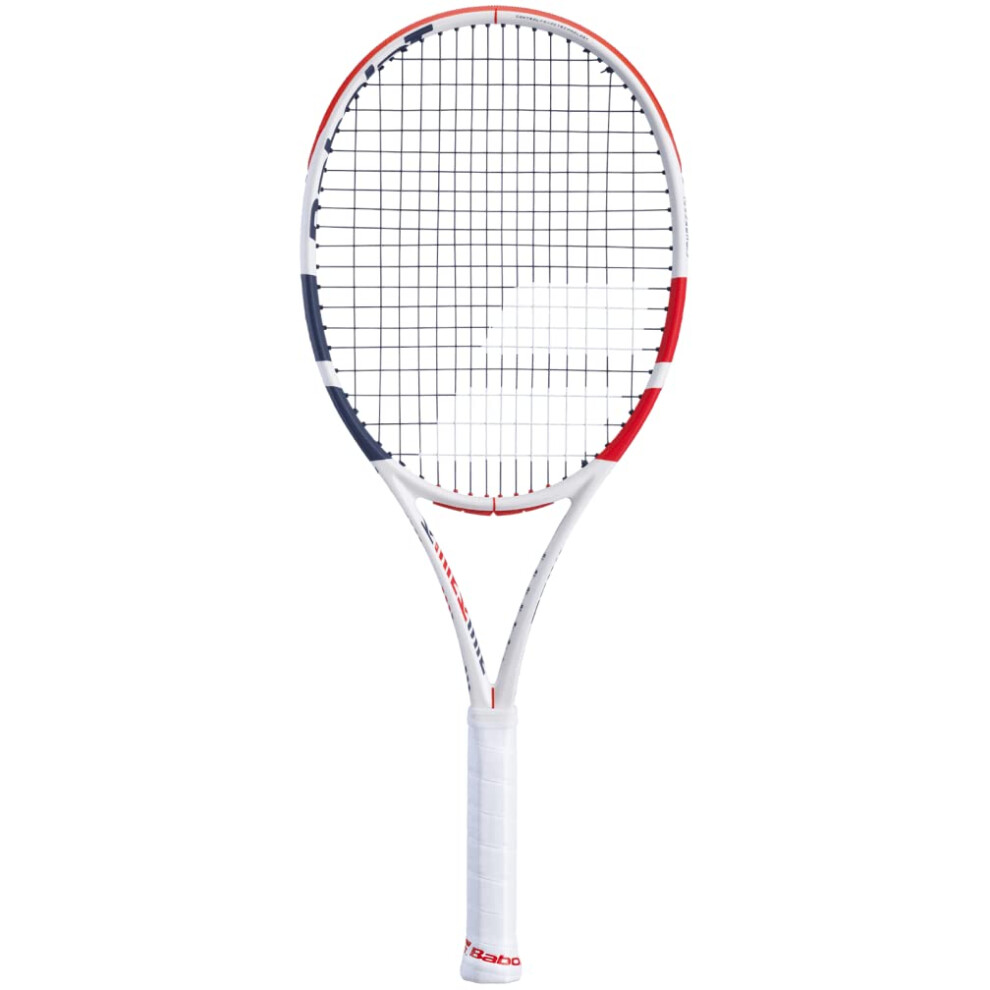 Babolat Pure Strike 103 Tennis Racquet Racquet - Strung with 16g White