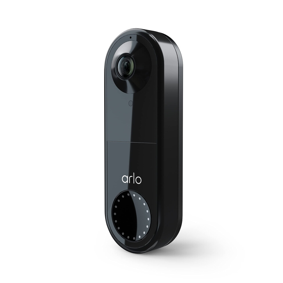 Arlo Essential Wired Video Doorbell - HD Video  180 View  Night Vision