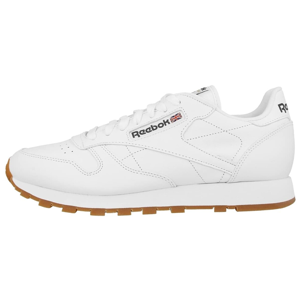 Reebok Men's Classic Leather Sneaker  White/Gum 2  9.5 M US