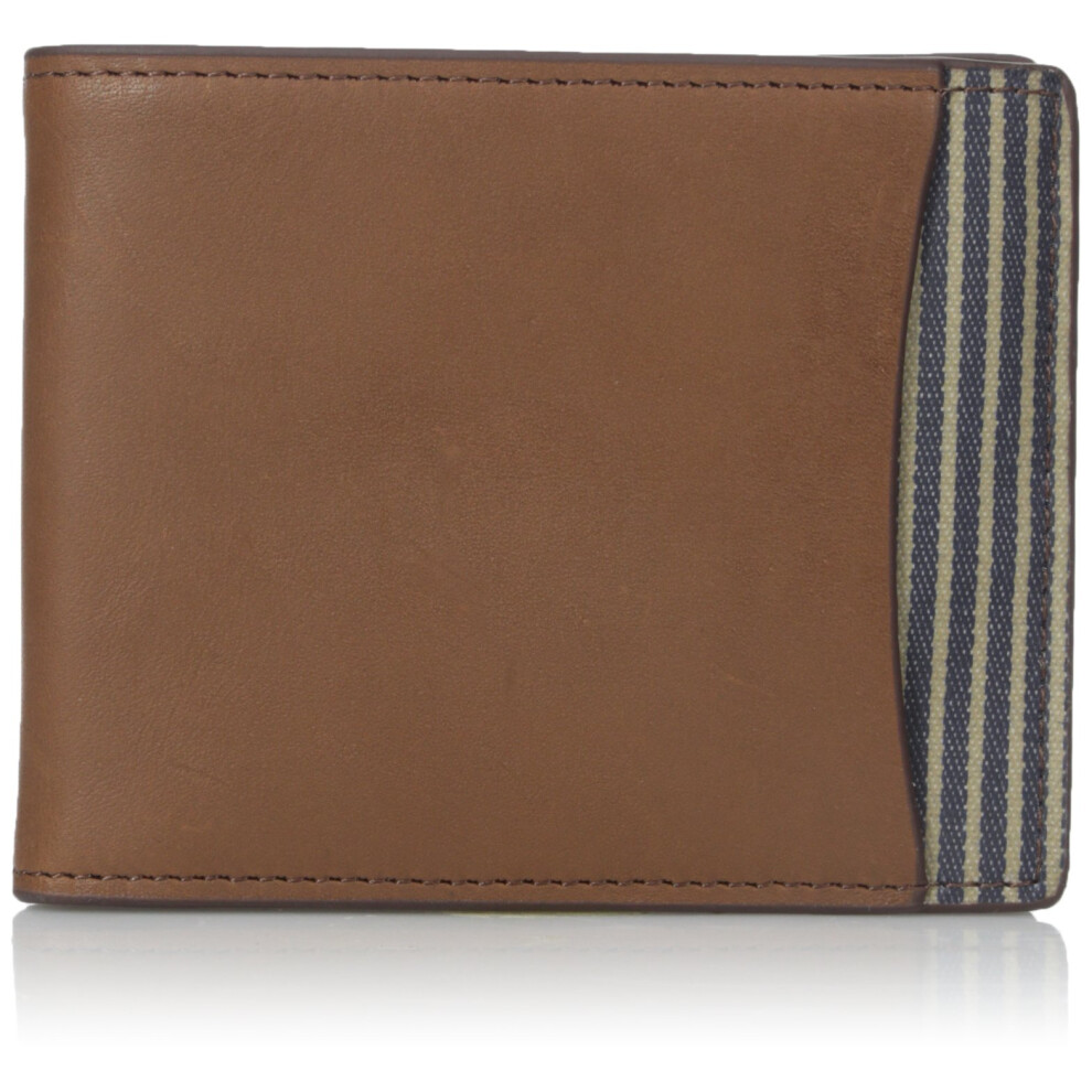 Fossil Men's Knox Bifold with Flip Id  Dark Brown  One Size