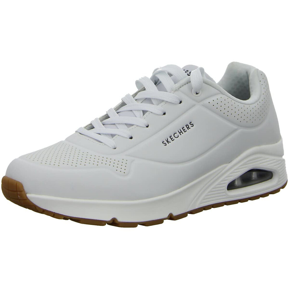 Skechers Men's UNO-Stand ON AIR Sneaker  White  7