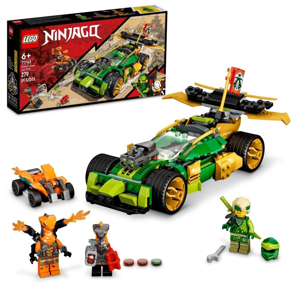 LEGO NINJAGO Lloyds Race Car EVO  71763 Toys for Kids 6 Plus Years Old