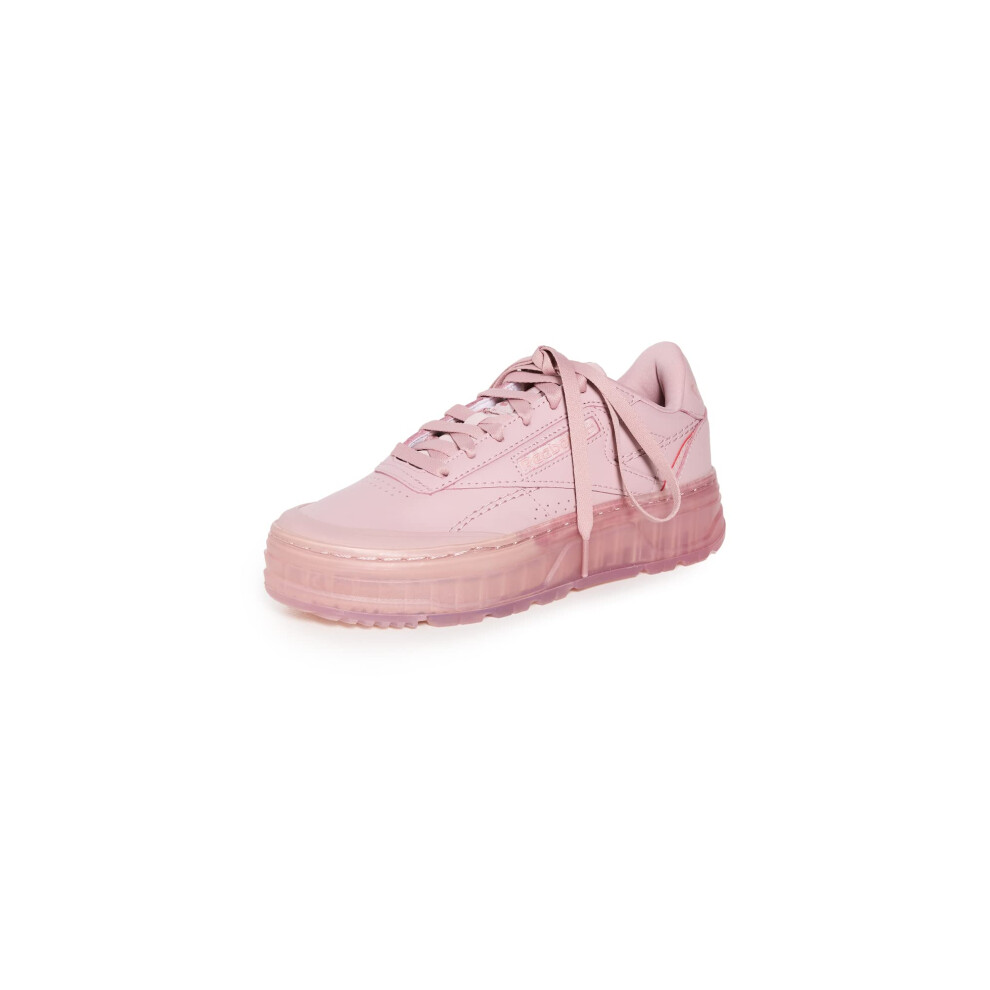 Reebok Women's Club C Double Geo Flooded Ice Sneakers  Smokey Rose/Smo