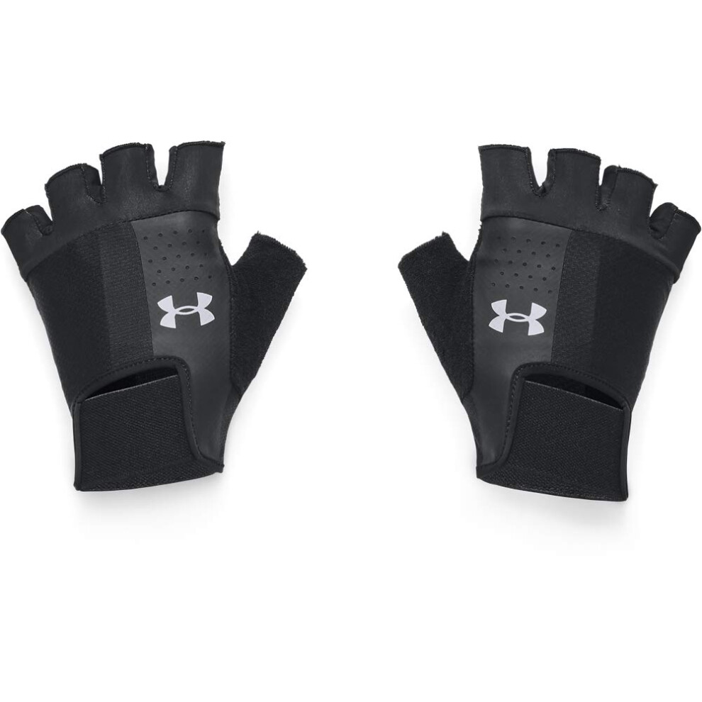 Under Armour Men's Training Gloves  Black (002)/Mod Gray  Medium