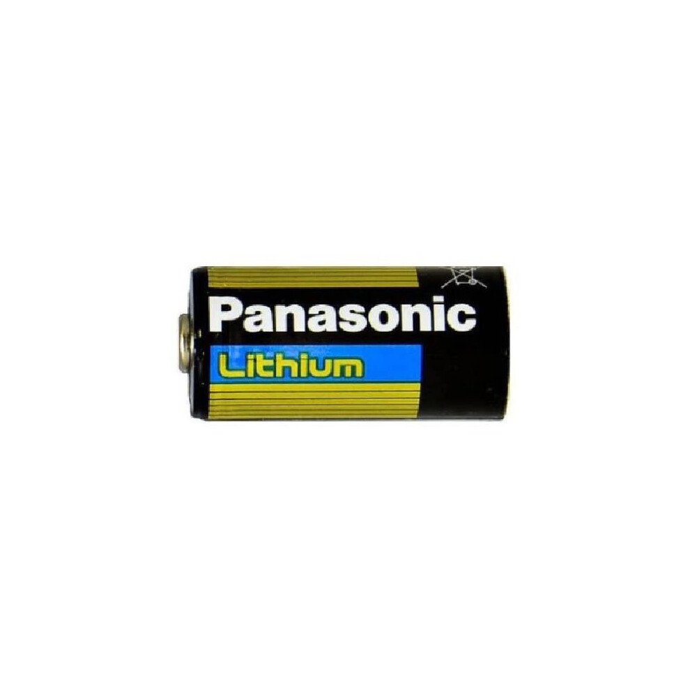 Panasonic Lithium CR123A 3V Photo Lithium Battery (Pack of 100)