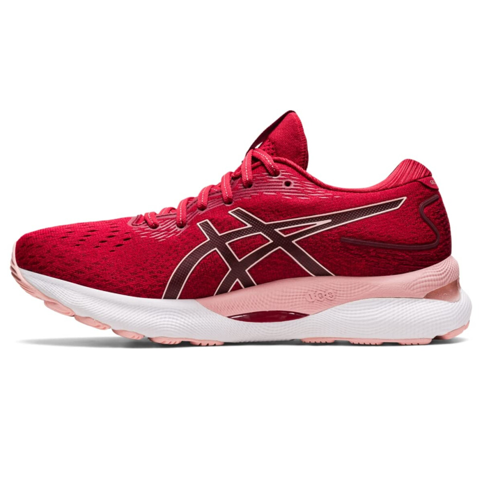 ASICS Women's Gel-Nimbus 24 Running Shoes  7  Cranberry/Frosted Rose