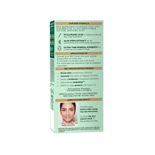 Garnier Garnier BB Crème Miracle Peau Parfaite medium, hydratation jusqu'à 24 heures 2