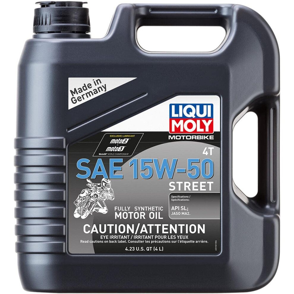 Liqui Moly Motorbike 4T SAE 15W-50 Street | Full Synthetic Motor Oil |