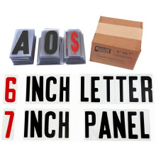 Changeable Outdoor Sign Letters 6 Portable Flex Letters 279 Count Hel