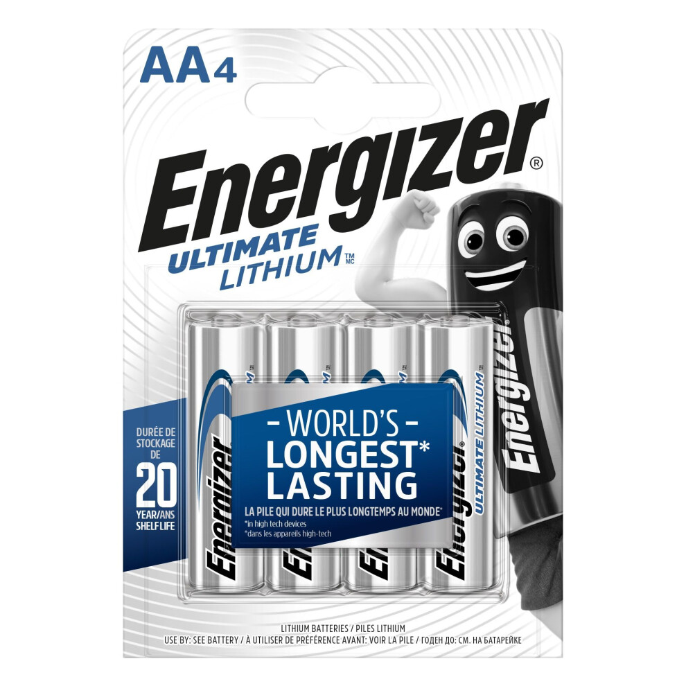 Energizer Ultimate Lithium AA 1 Pack(4 Quantity)