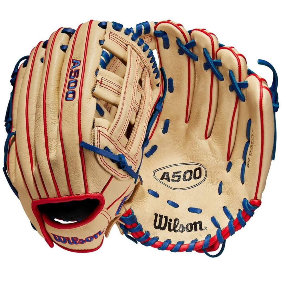 WILSON A500 12  Utility Youth Baseball Glove - Right Hand Throw  Blond