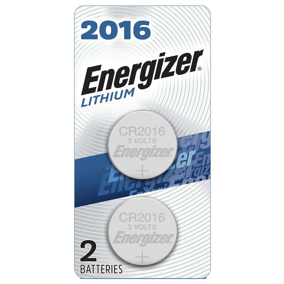 Energizer 2016 Batteries  3 Volt Battery Lithium Coin  2 Count