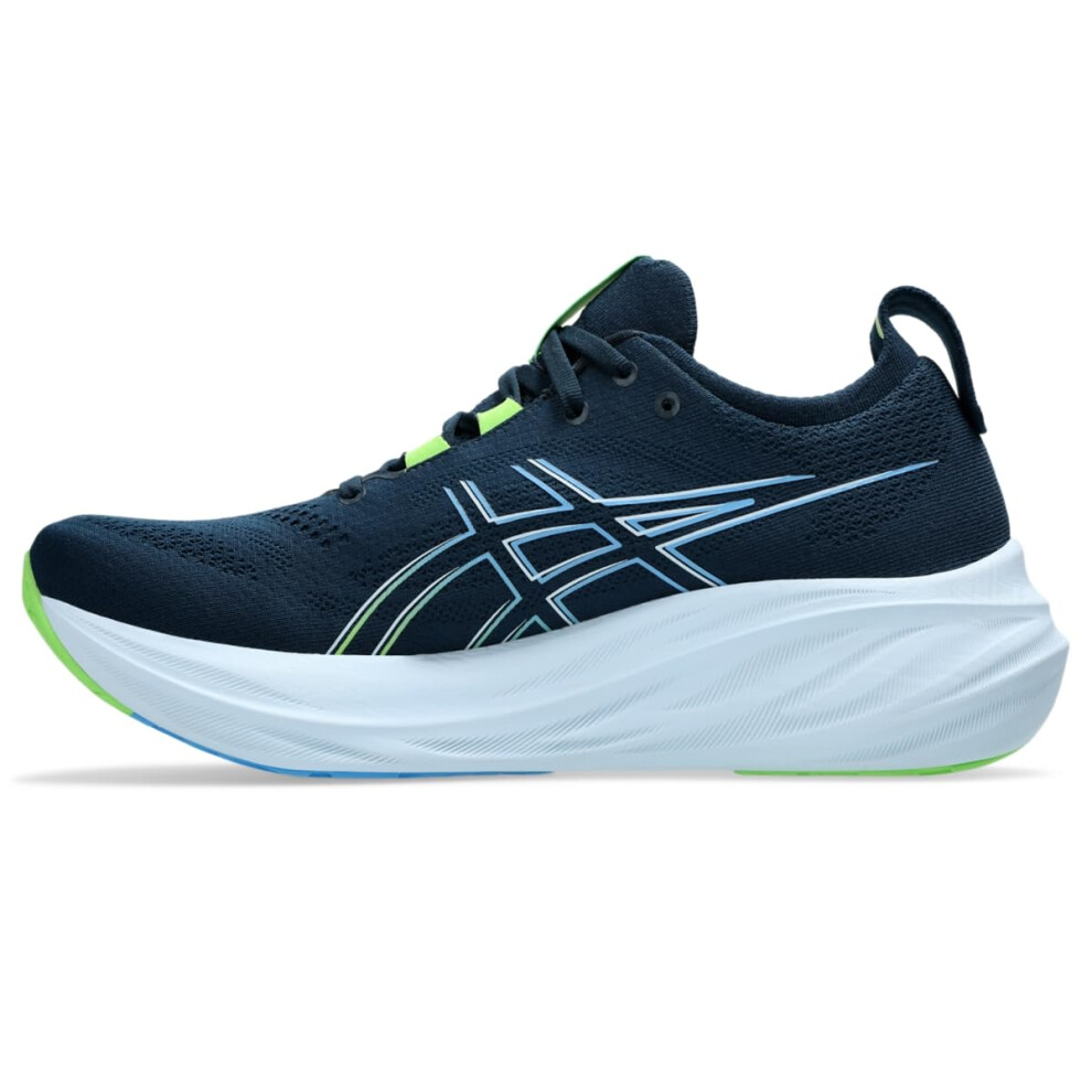 ASICS Men's Gel-Nimbus 26 Running Shoe  11  French Blue/Electric Lime