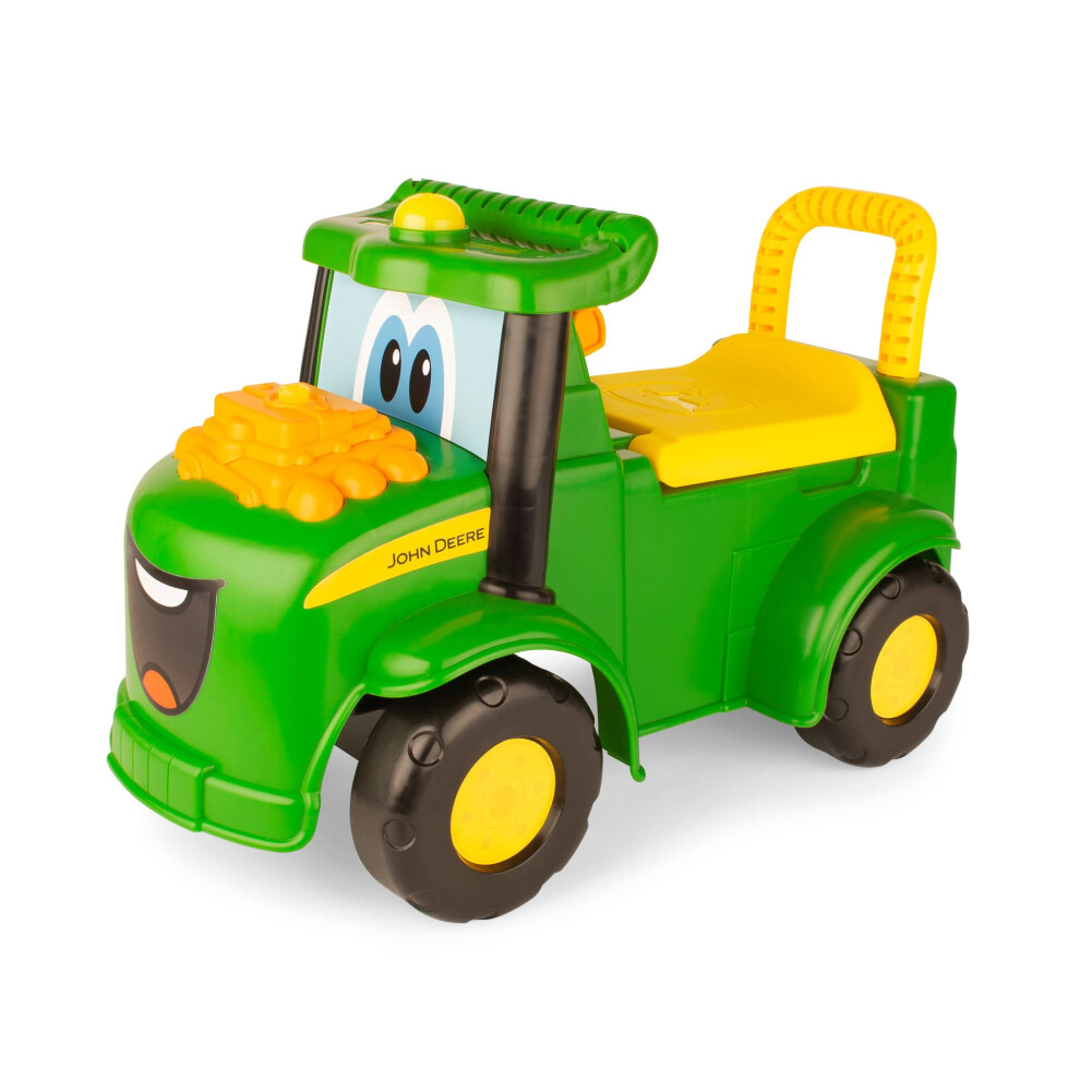 John Deere Johnny Tractor Ride-On Toy - Includes Lights and Sounds - J