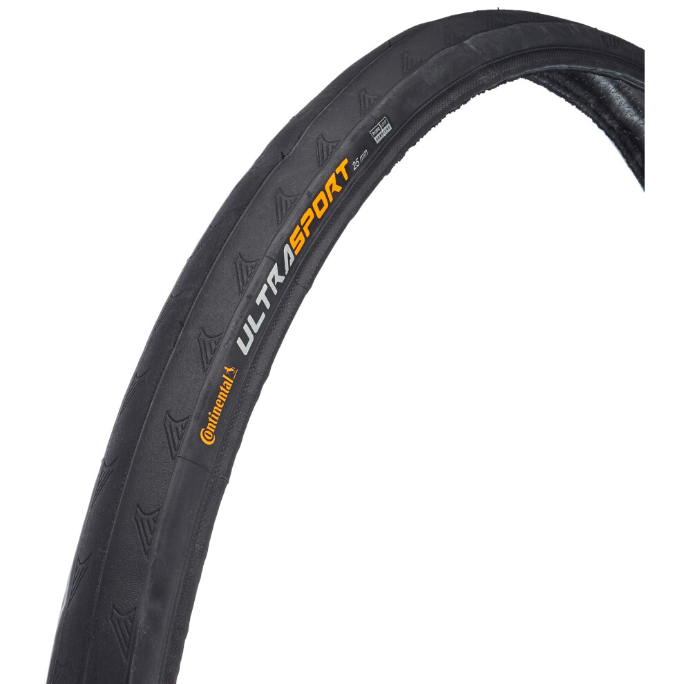 Continental Ultra Sport II Bike Tire  Black  700cm x 25