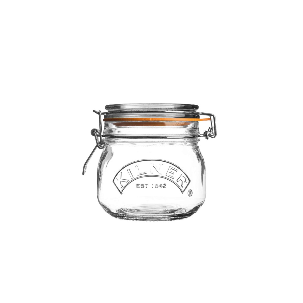 Kilner Clip Top Round Storage Jar  Glass