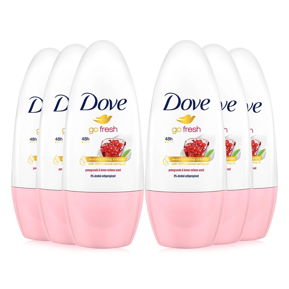 Dove Go Fresh Roll-On Deodorant with Pomegranate and Lemon-Verbena Sce