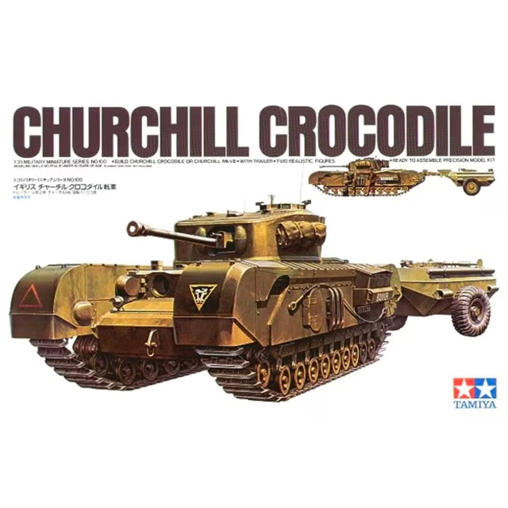 Tamiya 35100 1/35 British Churchill C Tank Plastic Model Kit