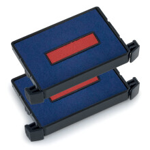 Trodat Vervangende Inktkussens 6/4750/2 - Verpakking van 2 - Rood/Blauw - voor The