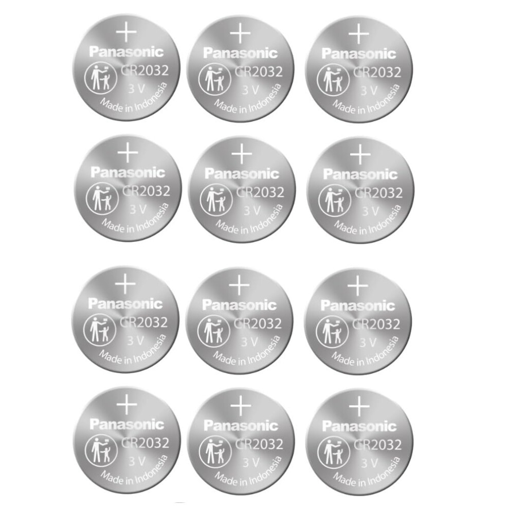 Panasonic Specialist Lithium Coin Batteries Cr2032 X 12