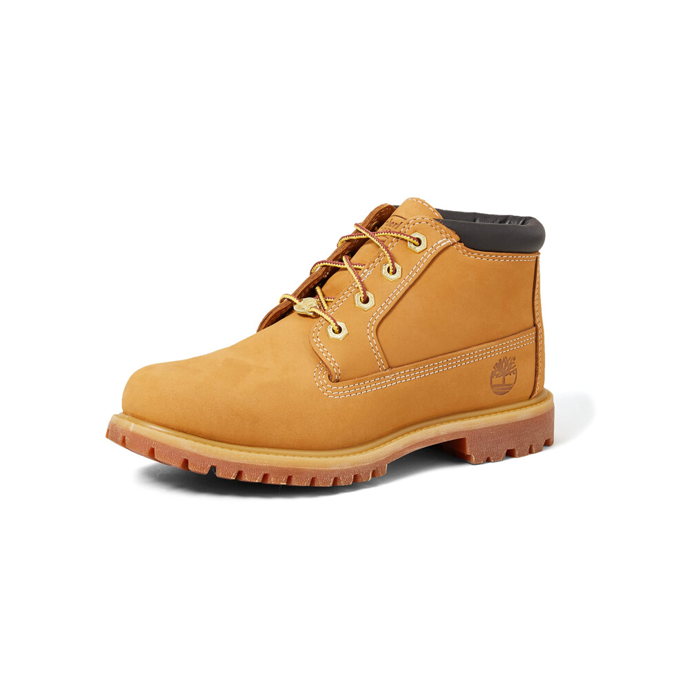 Timberland Women's Nellie Double Waterproof Ankle Boot Wheat Yellow 7.