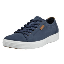 ECCO Men's Soft 7 Sneaker Marine Nubuck/Lion 10-10.5