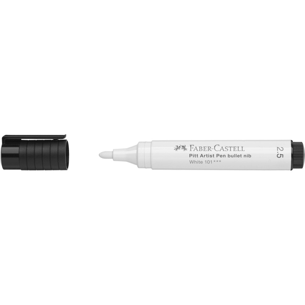 Faber Castell Pitt White 101 Artist Pen