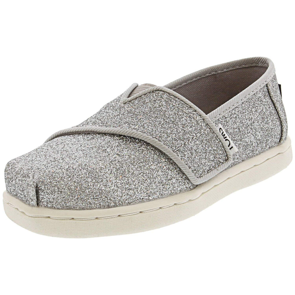 TOMS Silver Iridescent Glimmer Tiny Classics 10011457 (Size: 8)